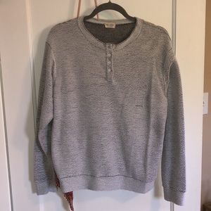 john galt terry cloth pullover.